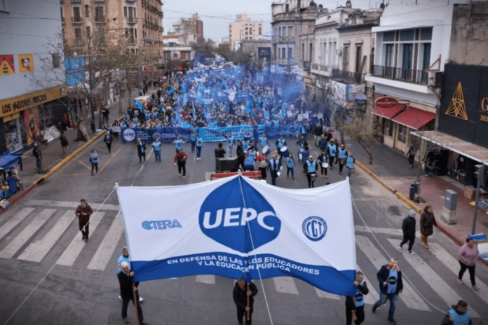 Caravana provincial de UEPC en defensa de la educación pública: el recorrido