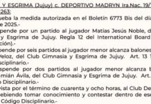Gimnasia de Jujuy – Deportivo Madryn: AFA publicó sanciones y el fallo del Tribunal podría salir el lunes
