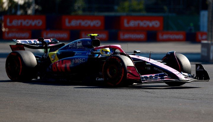 El Alpine de Franco Colapinto.