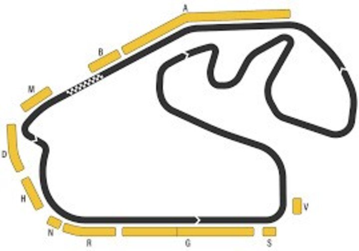 El trazado de Interlagos, el circuito del GP de Brasil. (Foto: Fórmula 1)