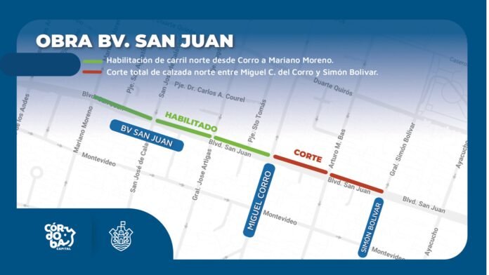 Corredor San Juan: la obra avanzará hacia un nuevo tramo