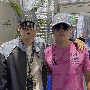 Franco Colapinto, a lo Bizarrap en la previa del GP de Brasil