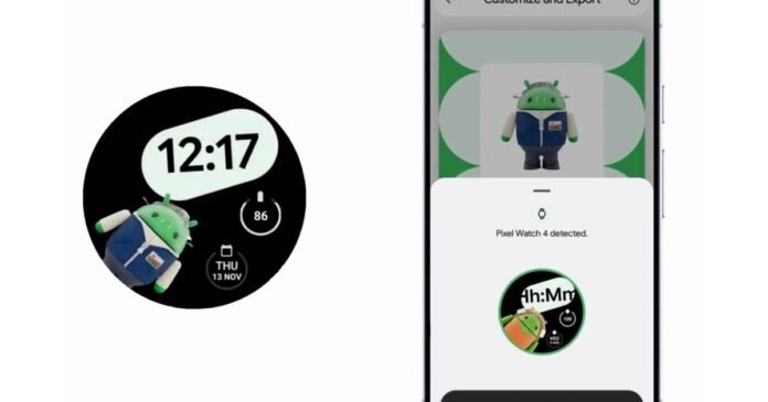 Androidify convierte tu Android Bot personalizado en una esfera de reloj