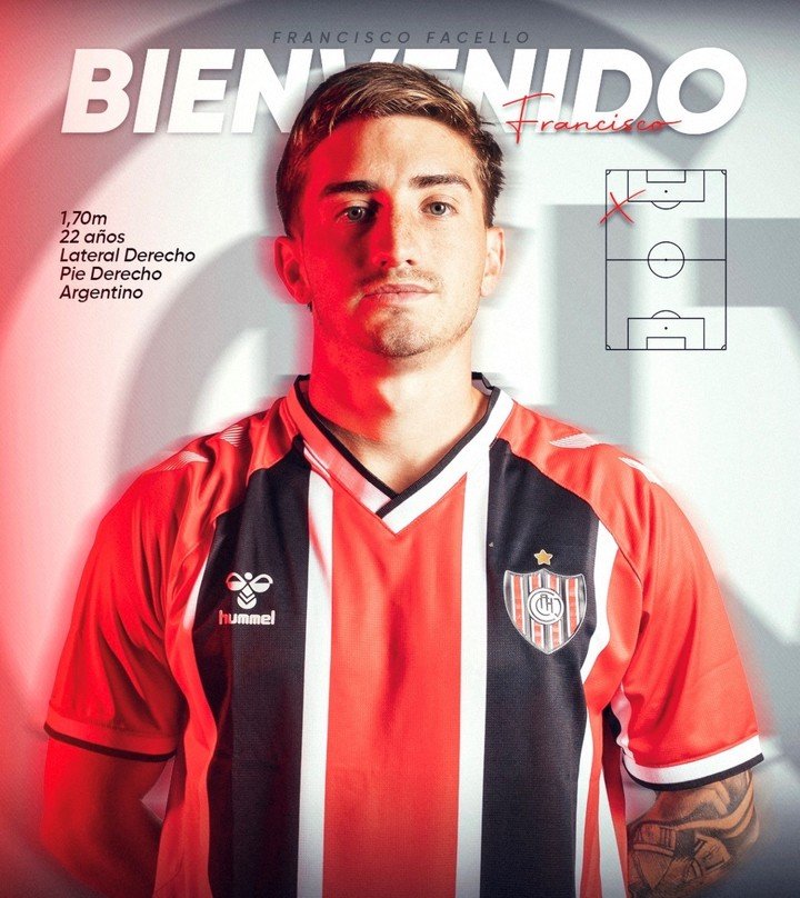 Presentación de Francisco Facello en Chacarita.