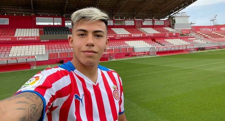 Darío Sarmiento, en su paso por Girona.