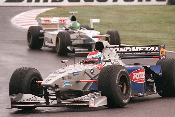 El Minardi de Tuero en el GP de Argentina.