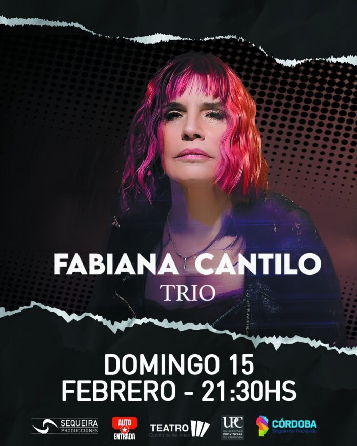 Para agendar: Fabiana Cantilo Trío llega a Córdoba con un concierto imperdible