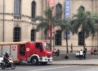 Córdoba: corte parcial frente al Patio Olmos por un simulacro de incendio