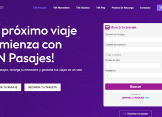 Desde el celular y sin filas: TIN habilitó la compra web de pasajes interurbanos