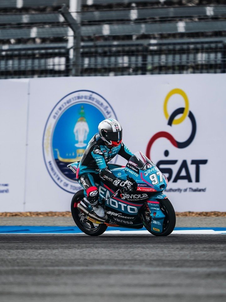 Marco Morelli se lució en la primera práctica del GP de Tailandia y aseguró su pase directo a la Q2.
(@marcomorelli95 en IG).