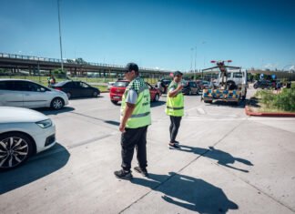 Operativo de ordenamiento municipal durante el partido de Talleres y Gimnasia Esgrima de Mendoza