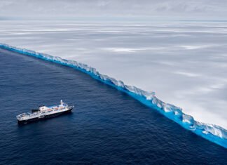 Los gráficos que muestran cómo muere el iceberg más famoso del mundo
