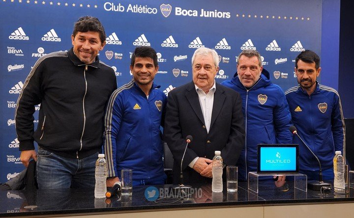 Bermúdez, Ibarra, Ameal, Pompei y Gracián, en la presentación del CT.