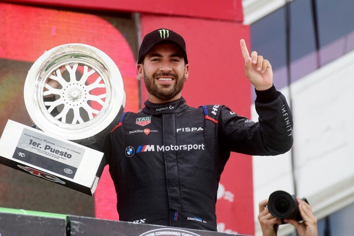 Santero le dio a BMW su primer triunfo en el TC. (Foto: Prensa ACTC)