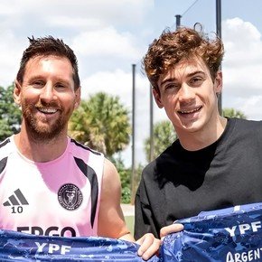 Inter Miami fue el escenario del esperado encuentro entre Lionel Messi y Franco Colapinto