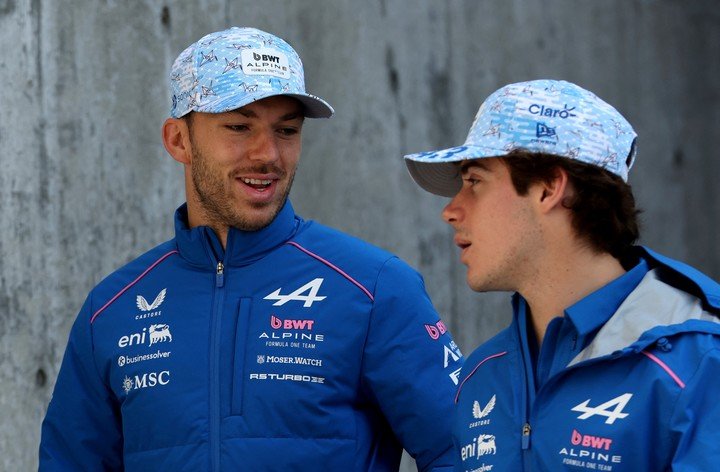 Pierre Gasly y Franco Colapinto, una dupla sólida.