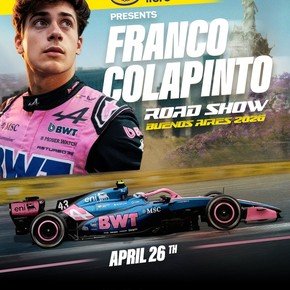 Es oficial: ¡Franco Colapinto realizará una exhibición en Buenos Aires, con un auto de Fórmula 1!