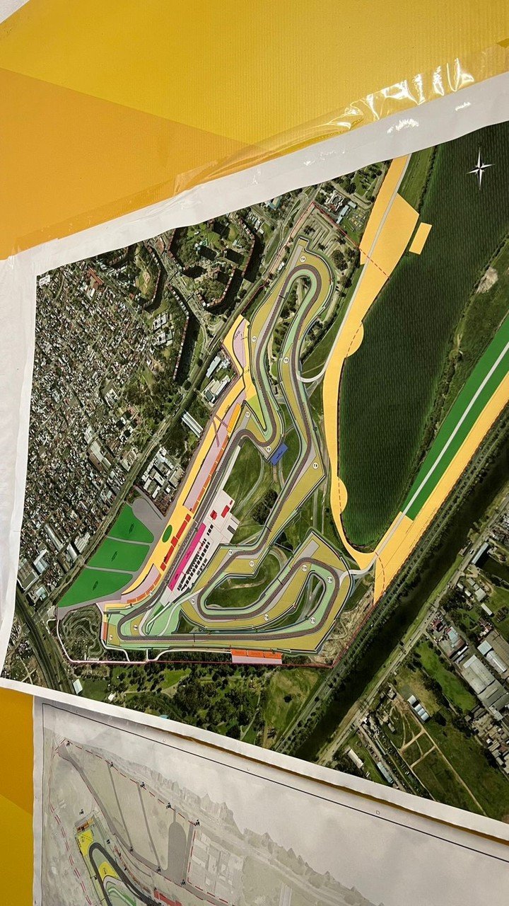 Así se vería la pista del Gálvez para recibir a la Fórmula 1.