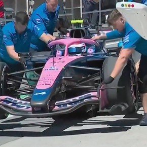Problemas para Colapinto en la práctica del GP de Canadá: ¿qué le pasó al Alpine?