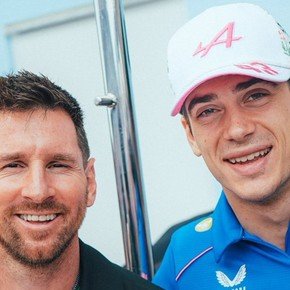 Lionel Messi se hizo presente en la Fórmula 1 y saludó a Colapinto: "Hay que traerlo a todas las carreras"