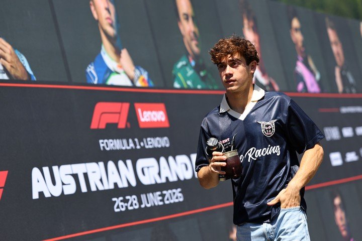 Franco Colapinto en Austria. (EFE)