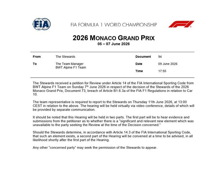 El comunicado de la FIA en respuesta a Alpine por el reclamo en torno al podio de Pierre Gasly.