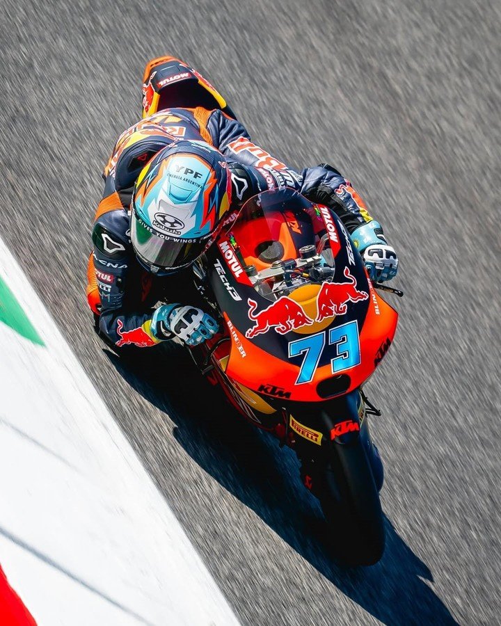 Valentín Perrone sufrió con su moto en Mugello y cruzó la meta en la 18ª posición.
(@valentinperrone73 en IG).