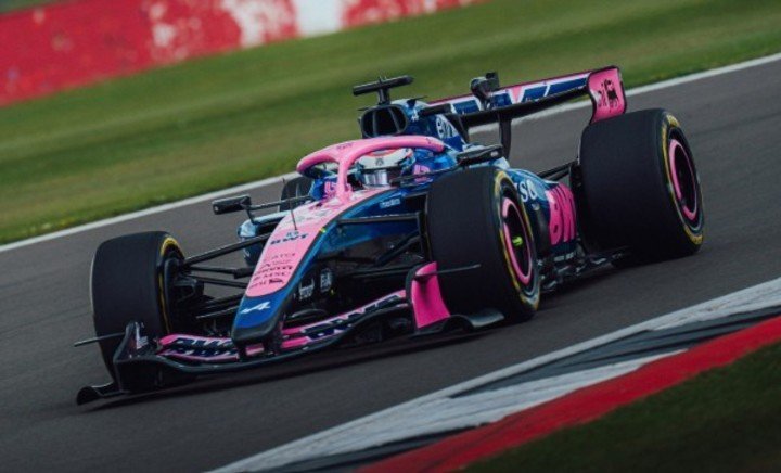 Colapinto, en Silverstone 2026.