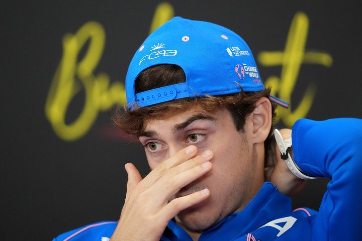 Colapinto en el GP de Hungría. (AP Photo/Darko Vojinovic)