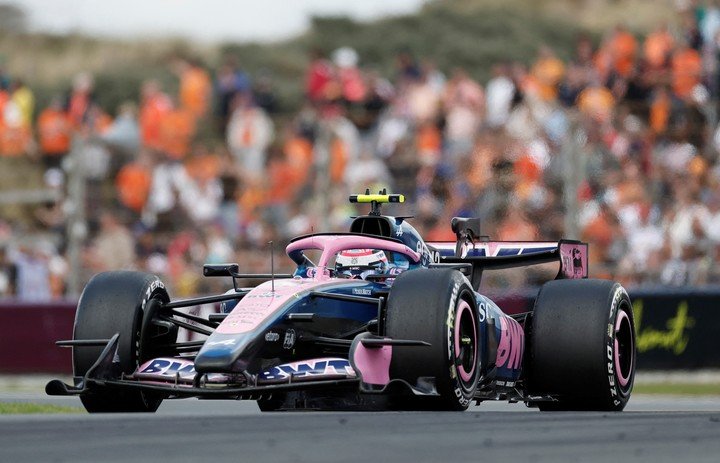 El Alpine de Franco Colapinto (Reuters).