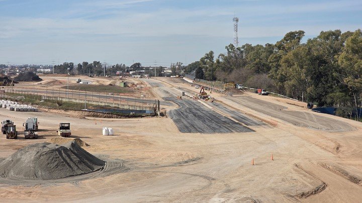 Así se ven las obras del Autódromo Oscar y Juan Gálvez.