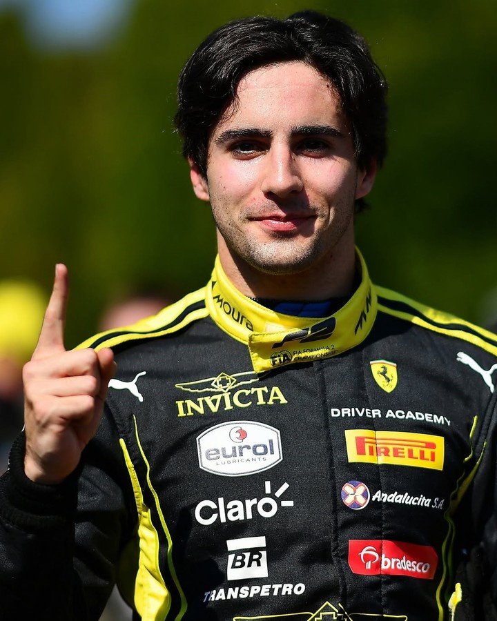 Rafael Camara se llevó la pole de la F2 en Monza.
(@formula2 en IG).