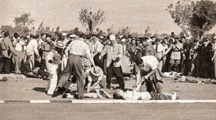 Fotos de Kikuchi, Legarreta, Vazquez y Sanjurjo/Revista El Grafico Nro 1746. Enero de 1953