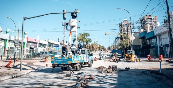 Con un 75% de obra ya ejecutada, el desagüe pluvial en Sagrada Familia avanzará un nuevo tramo